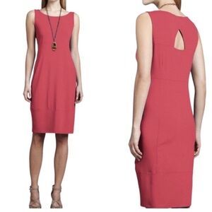 EILEEN FISHER Wide Neck Oval Jersey Viscose Stretch Dress sz 3x